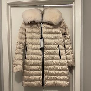 NWT Gorski apres ski - genuine fox fur hooded coat